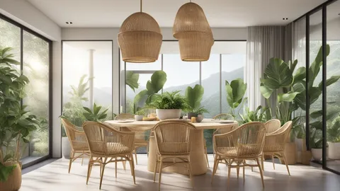 Contemporary rattan dining sets: redefining dining experiences