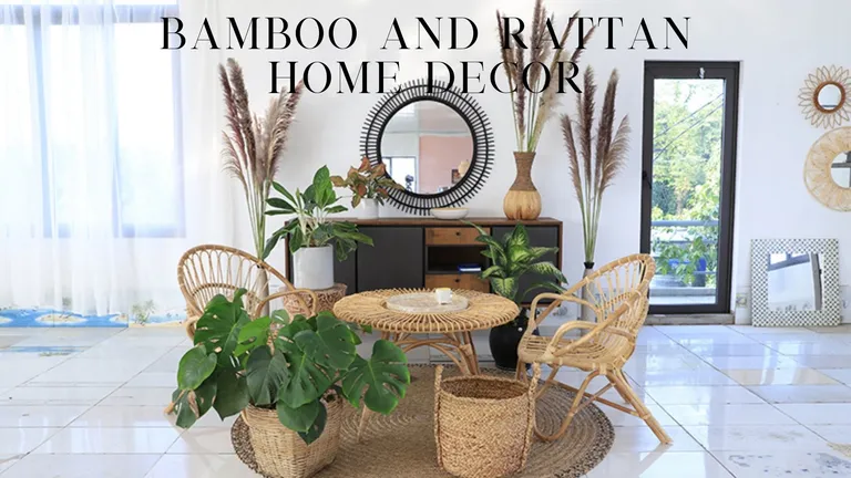 Global market trends in bamboo and rattan home decor