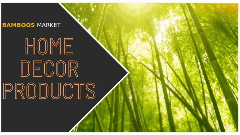Market growth forecast for bamboo home decor products