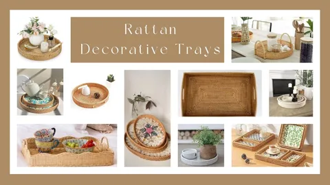 Rattan Decorative Trays: Elevating Home Organization
