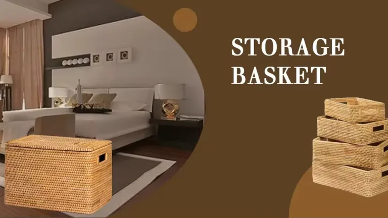 Rattan storage solutions: combining functionality with style