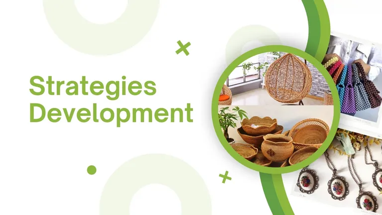 Strategies for crafting community development through handicrafts